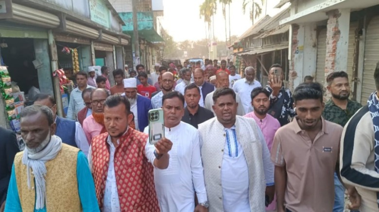 নবীনগরে বিজয় মিছিল ও আলোচনা সভা করেছে গণঅধিকার পরিষদ