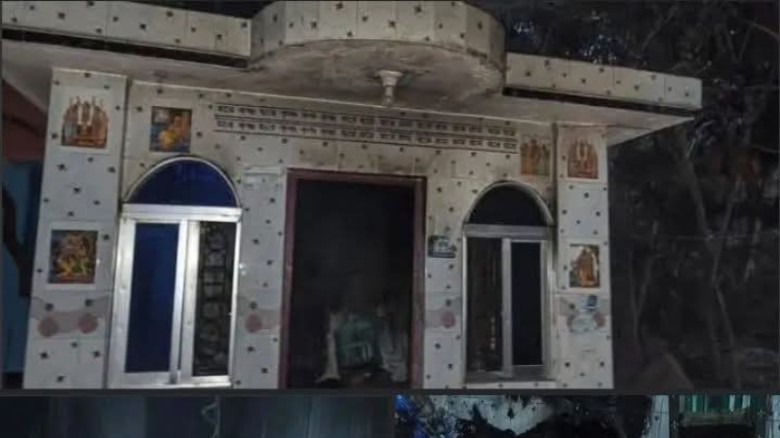 ফেনীতে রাতের আঁধারে মন্দিরে হামলা ও অগ্নিসংযোগ, এলাকায় উত্তেজনা