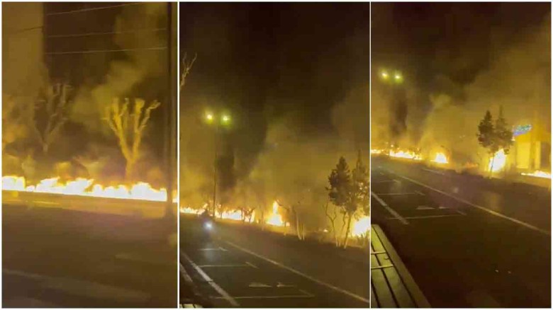 ইরানে তেল ডিপোতে ইসরায়েলি হামলা: ‘আগুনের নদীতে’ পরিণত হল তেহরান