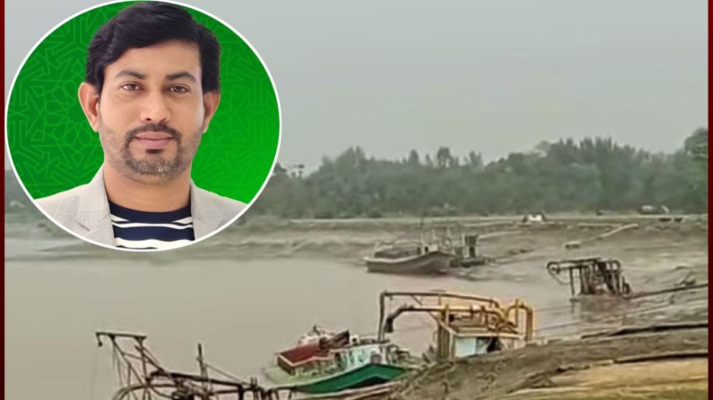 মন্ত্রীর নাম ভাঙিয়ে যুবদল নেতার বালু উত্তোলন: ঝুঁকিতে সেতু