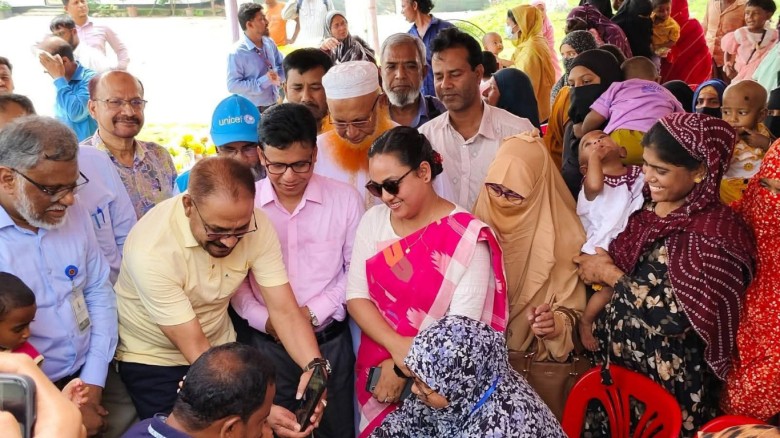 ময়মনসিংহে হামের টিকা পেয়ে স্বস্তি: সরকারকে ধন্যবাদ