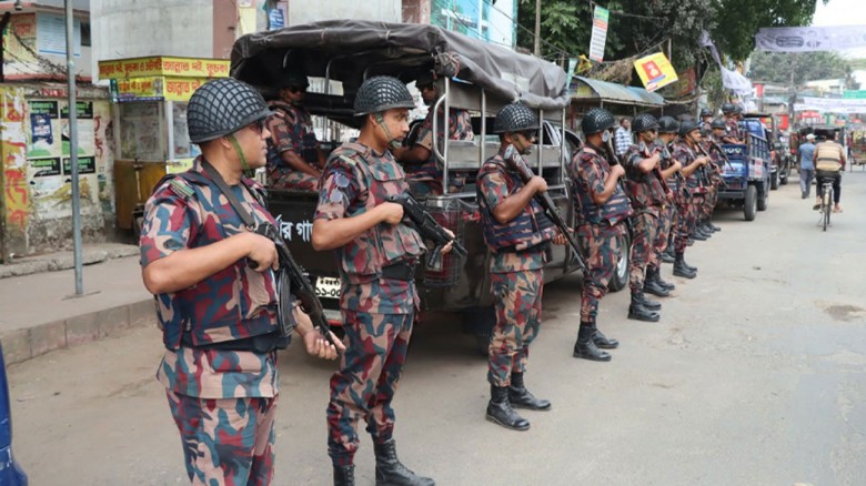 বগুড়া-৬ আসনের উপনির্বাচনে ৮ প্লাটুন বিজিবি মোতায়েন