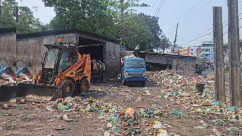 ফরিদপুরে ময়লার দূষণে জনজীবন অতিষ্ঠ