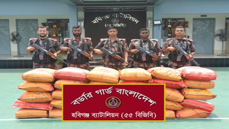 বিজিবির অভিযানে ভারতীয় কসমেটিকস ও জিরা জব্দ