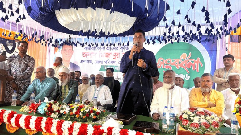 মৌলভীবাজার জেলা পরিষদ প্রশাসককে সংবর্ধনা