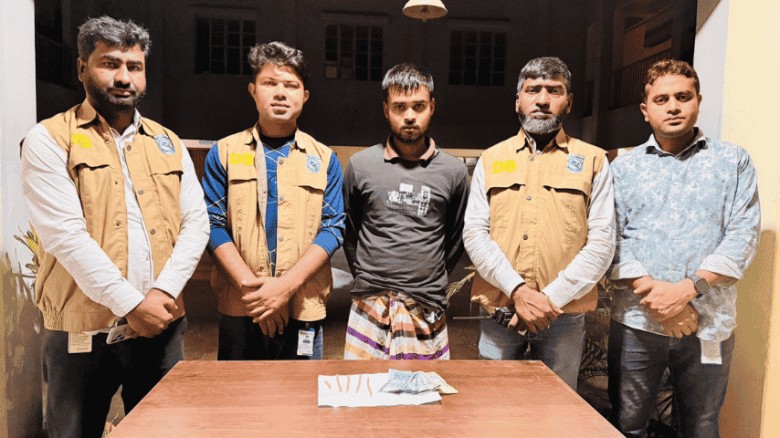 কাউনিয়ায় ইয়াবাসহ মাদক কারবারি আটক