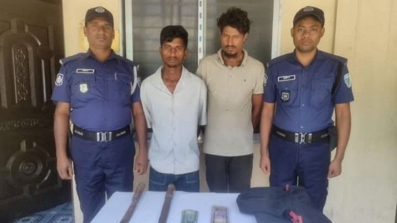 জগন্নাথপুরে ডাকাতির রহস্য উদঘাটন, গ্রেফতার ২