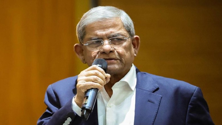 আওয়ামী সরকারের কারণে জনগণ পানির ন্যায্য হিস্যা থেকে বঞ্চিত: মির্জা ফখরুল