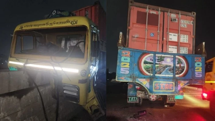 টঙ্গীতে উড়ালসড়কে সংঘর্ষে চালক নিহত