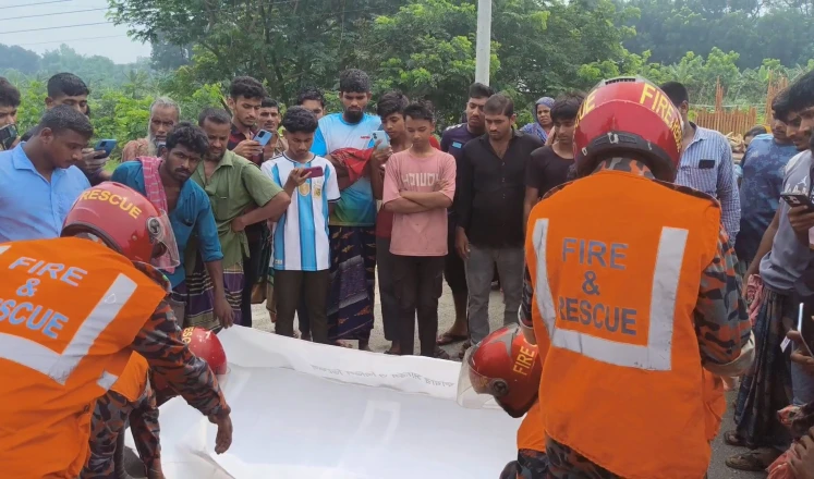 শৈলকুপায় বাসচাপায় ট্রাকচালকের মৃত্যু