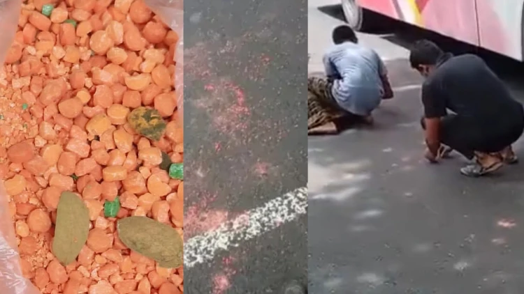 সীতাকুণ্ডে মহাসড়কে হাজার হাজার ইয়াবা, কুড়াতে মানুষের হুড়োহুড়ি
