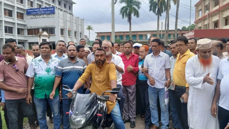 বেতাগীতে গণঅভ্যুত্থান চেতনায় বিএনপির গণমিছিল