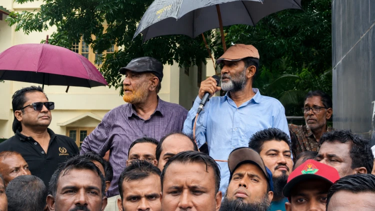 সরিষাবাড়ীতে বৃষ্টির মধ্যে বিএনপির বিজয় র‍্যালি