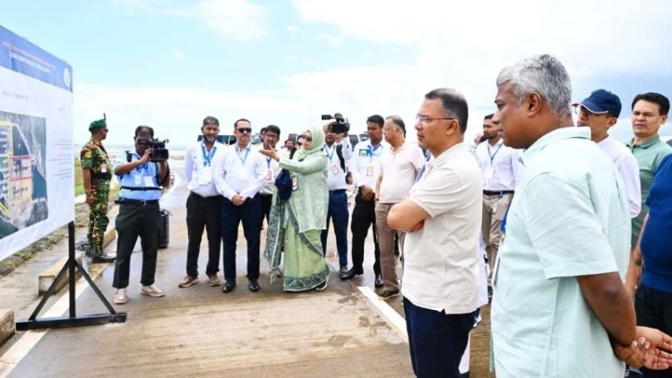 মাতারবাড়িতে একাধিক মেগা প্রকল্প পরিদর্শন করলেন প্রধানমন্ত্রী