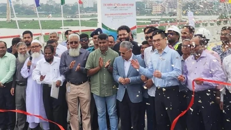 ধউর-আশুলিয়া সার্ভিস সেতুর আনুষ্ঠানিক উদ্বোধন