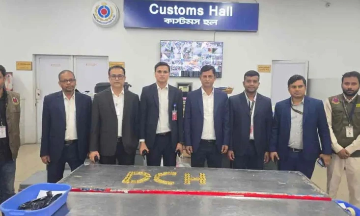 শাহজালালে ফ্লাই দুবাইয়ের ফ্লাইটে ৮০টি স্বর্ণের বার জব্দ
