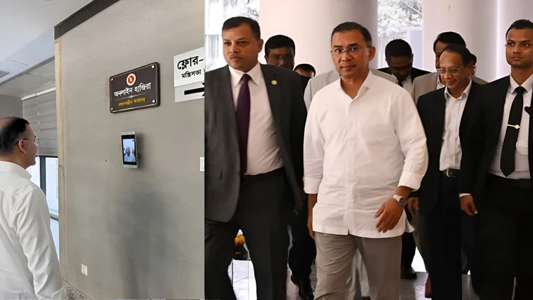‘মাননীয়’ নয় শুধু ‘প্রধানমন্ত্রী’: নিজের দপ্তরেই নিয়ম কার্যকর করলেন তারেক রহমান