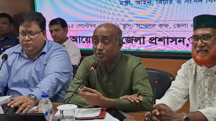 আওয়ামী লীগ আমলে ৬০ লাখের বেশি মিথ্যা মামলা হয়েছে: আইনমন্ত্রী