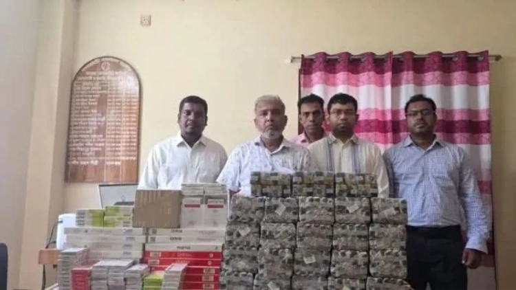 শ্রীমঙ্গলে বিপুল পরিমাণ অবৈধ সিগারেট জব্দ