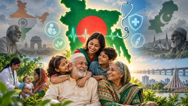 গড় আয়ুতে ভারত ও পাকিস্তানের চেয়ে এগিয়ে বাংলাদেশ
