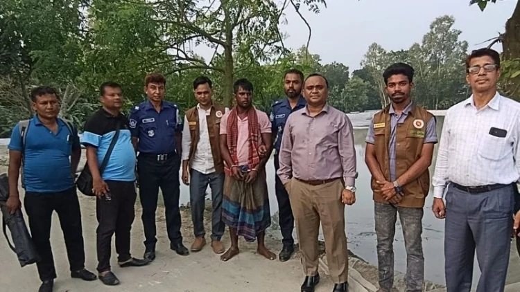 জামালপুরে অবৈধভাবে মাটি উত্তোলন, ড্রেজার মালিকের কারাদণ্ড