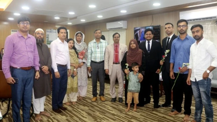 বিজেএসে সুপারিশপ্রাপ্ত গোবিপ্রবির ৫ শিক্ষার্থীকে সংবর্ধনা