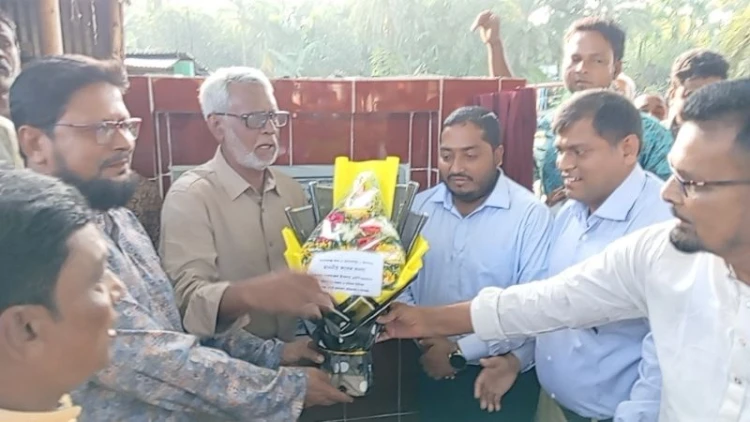 কিশোরগঞ্জে ‘গ্রামীণ বাজার’ ভবনের ভিত্তিপ্রস্তর স্থাপন