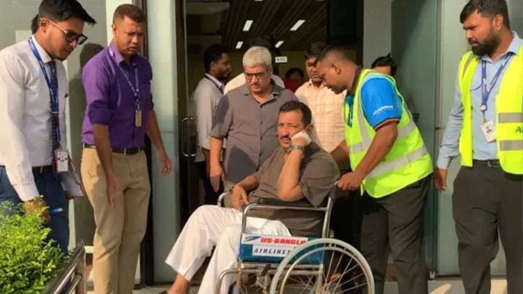 উন্নত চিকিৎসার জন্য ঢাকায় নেওয়া হলো ভূমিমন্ত্রী মিজানুর রহমান মিনুকে