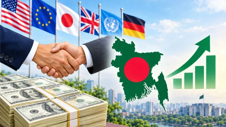 বাংলাদেশে বিদেশি সহায়তার প্রতিশ্রুতি বেড়েছে ৪০ শতাংশ